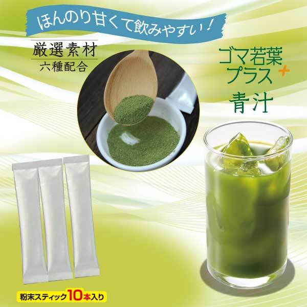 ゴマ若葉プラス青汁　説明